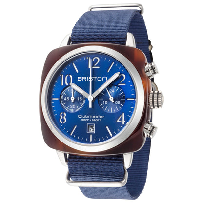 Front view of Briston Clubmaster Men's Quartz Watch 15140.SA.T.9.NNB