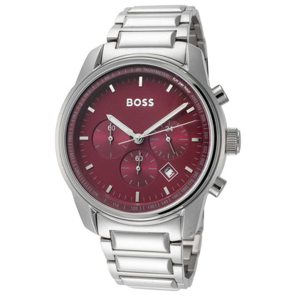 Front view of Hugo Boss Trace Men's Quartz Watch 1514004