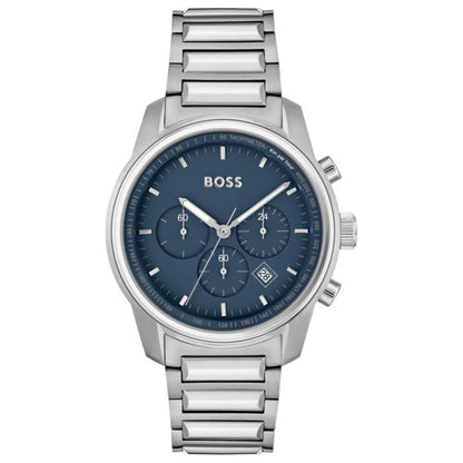 Front view of Hugo Boss Trace Men's Quartz Watch 1514007