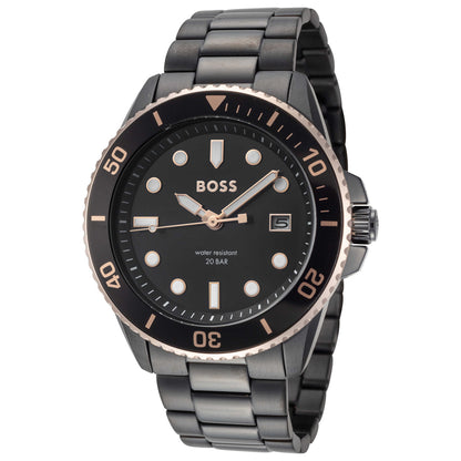 Front view of Hugo Boss Ace Men's Quartz Watch 1514013