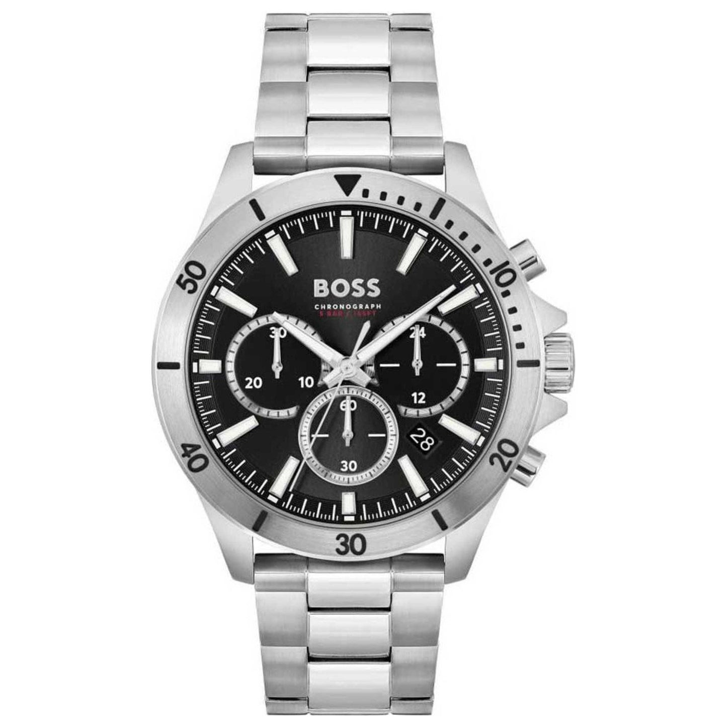 Front view of Hugo Boss Premium Men's Quartz Watch 1514057