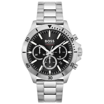 Front view of Hugo Boss Premium Men's Quartz Watch 1514057
