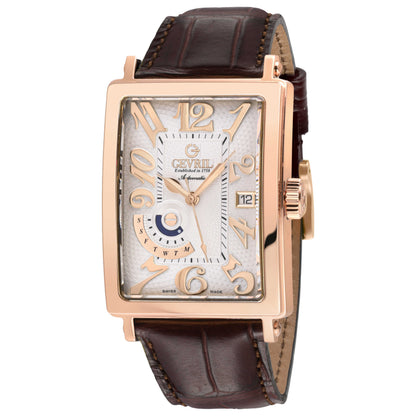 Front view of Gevril Avenue of Americas Men's Automatic Watch 15222