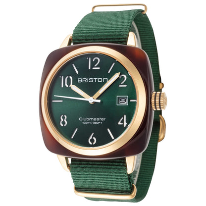 Front view of Briston Clubmaster Classic Men's Quartz Watch 15240.PYA.T.10.NBG