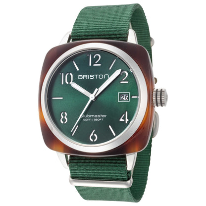 Front view of Briston Clubmaster Men's Quartz Watch 15240.SA.T.10.NBG