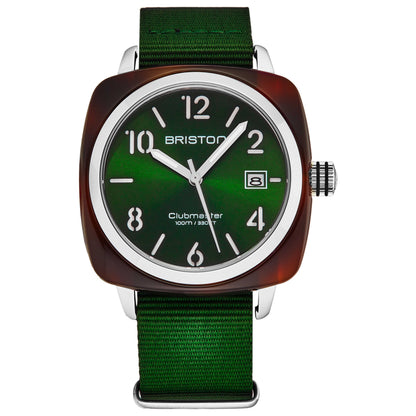 Front view of Briston Clubmaster Men's Quartz Watch 15240.SAT10NBG