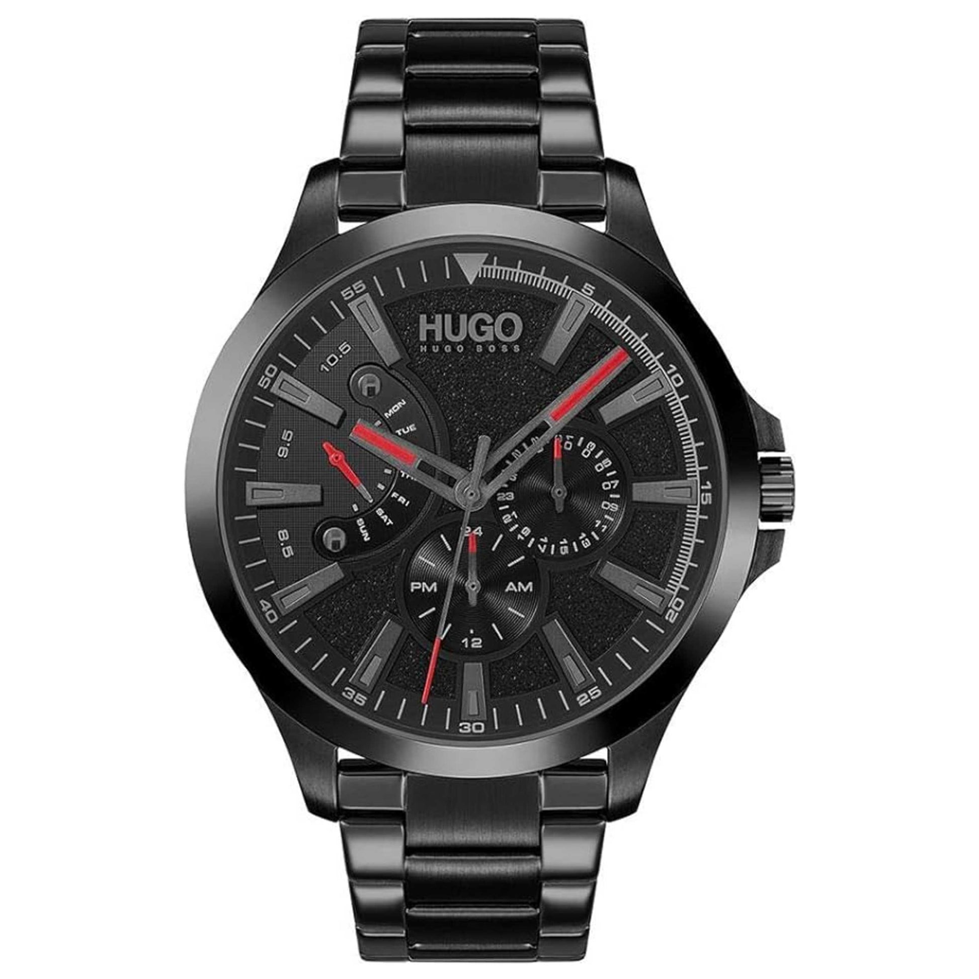 Front view of Hugo Boss Leap Men's Quartz Watch 1530175