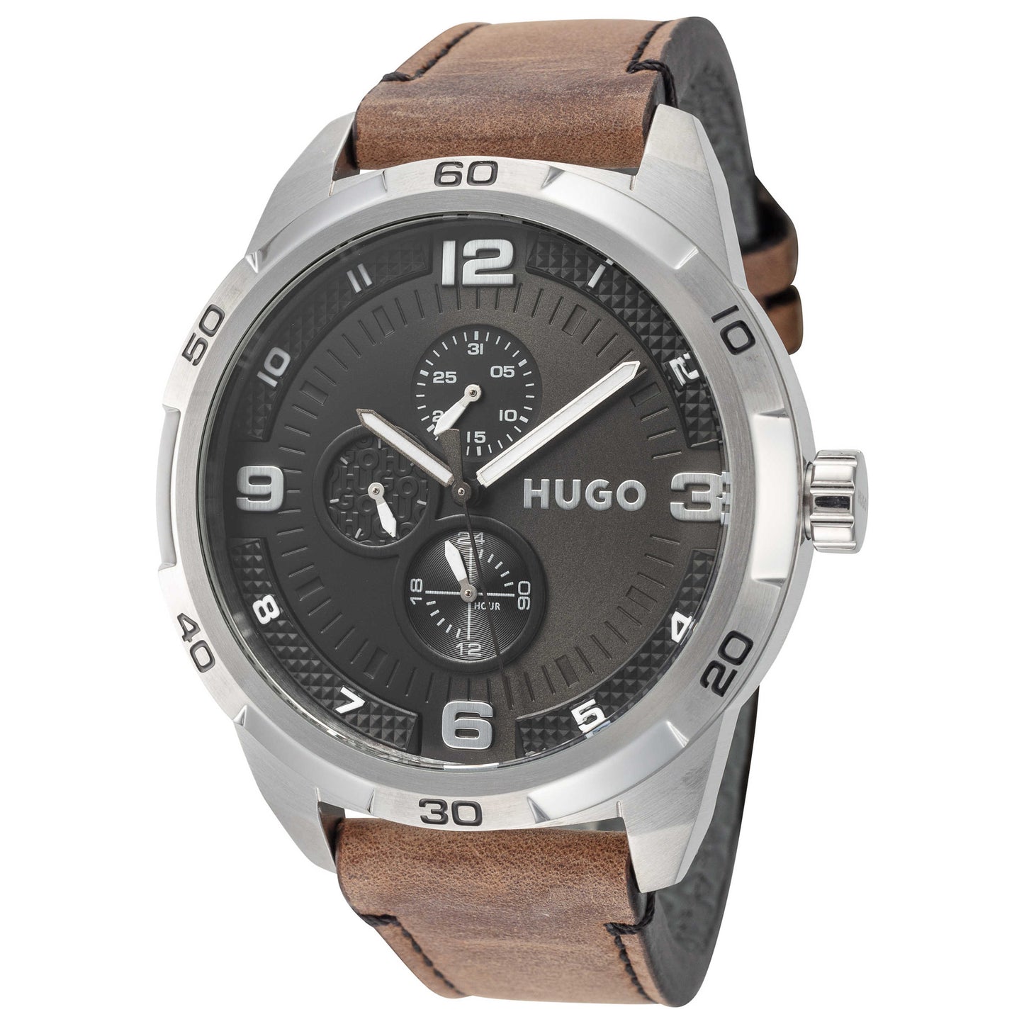 Front view of Hugo Boss Grip Men's Quartz Watch 1530274