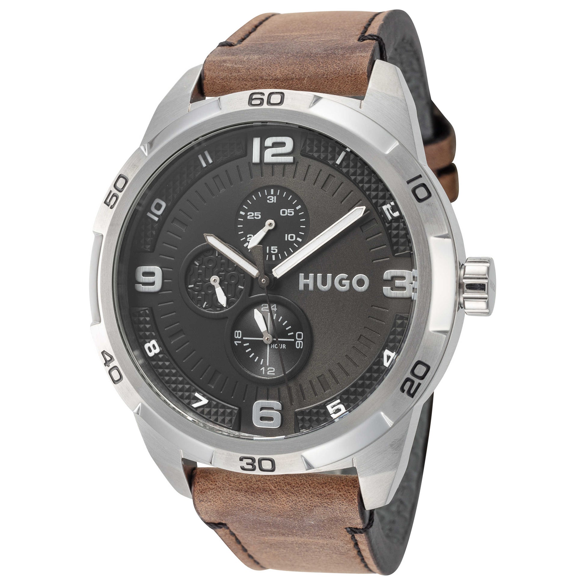 Front view of Hugo Boss Grip Men's Quartz Watch 1530274