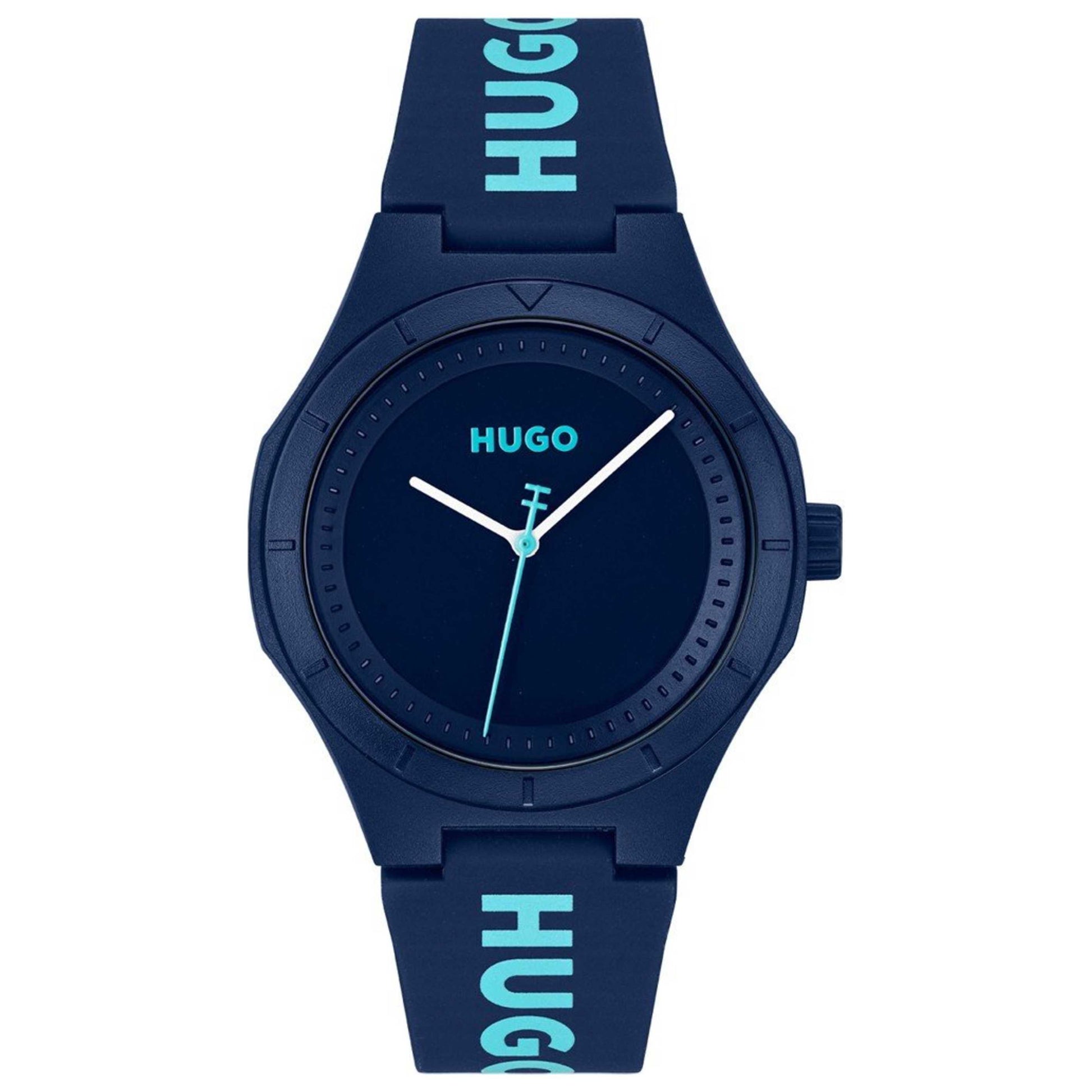 Front view of Hugo Boss Lit Men's Quartz Watch 1530344