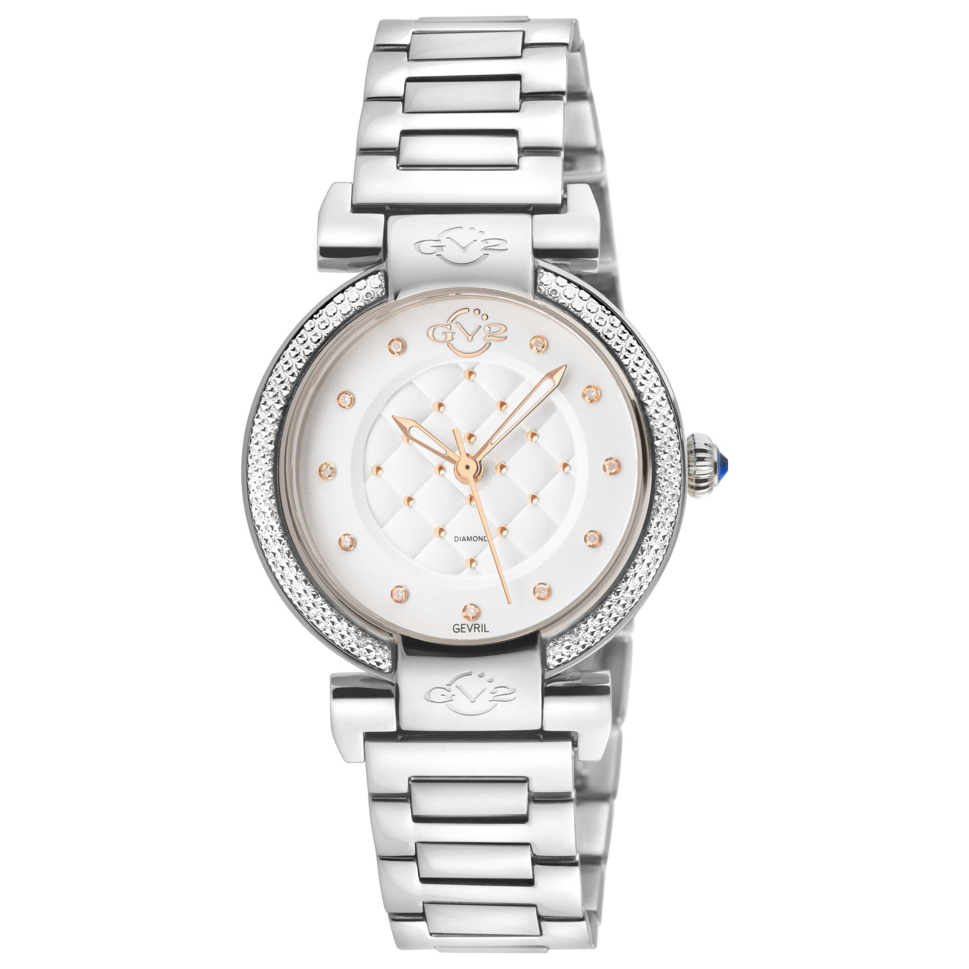 Front view of GV2 by Gevril Berletta Women's Quartz Watch 1540B