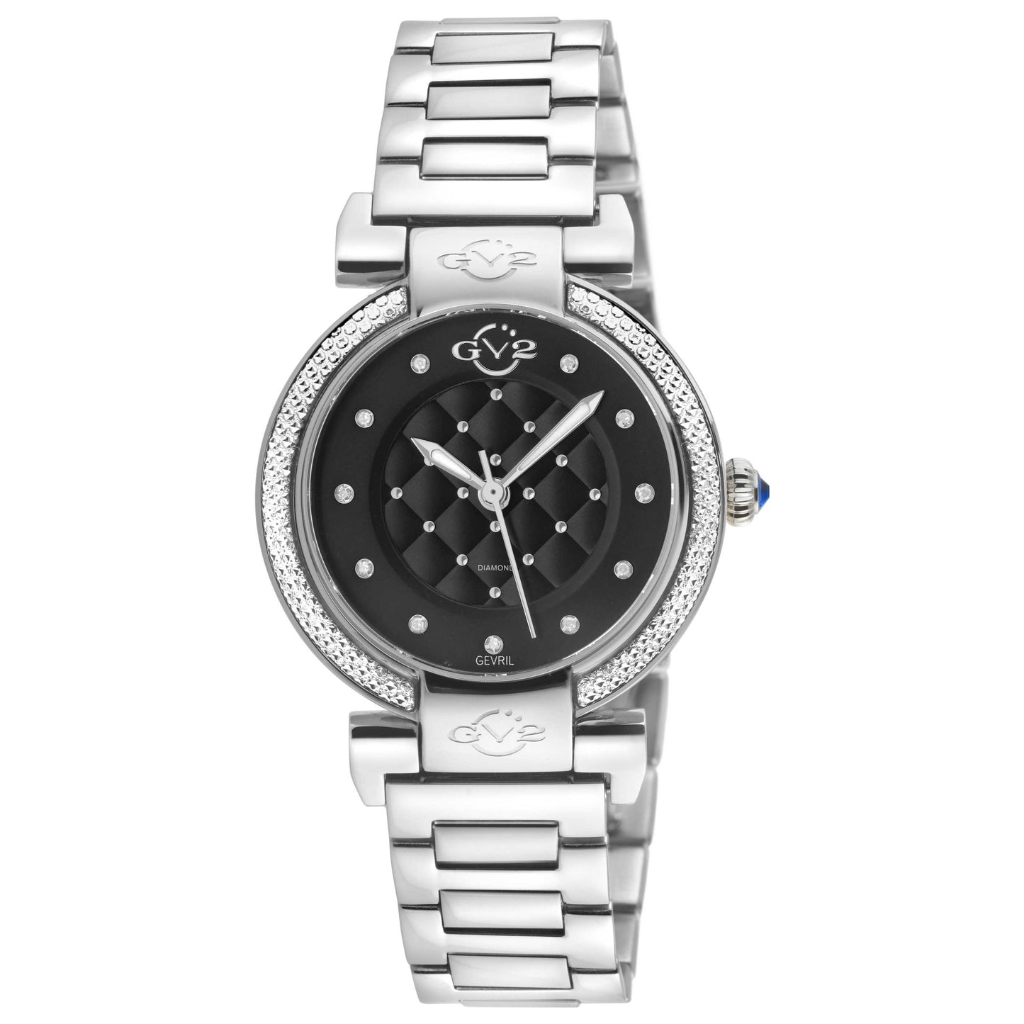 Front view of GV2 by Gevril Berletta Women's Quartz Watch 1543B