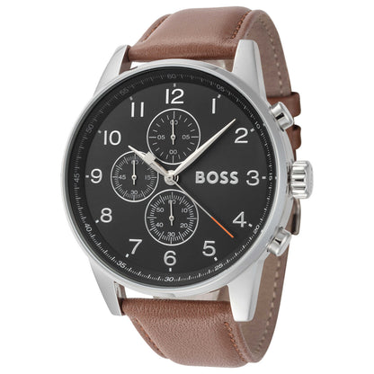 Front view of Hugo Boss Navigator Men's Quartz Watch 1570097
