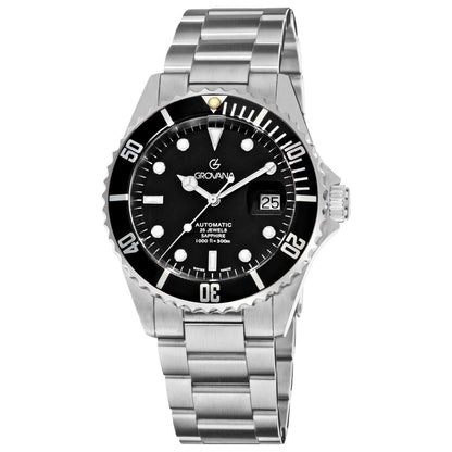 Front view of Grovana Diver Men's Automatic Watch 1571.2137