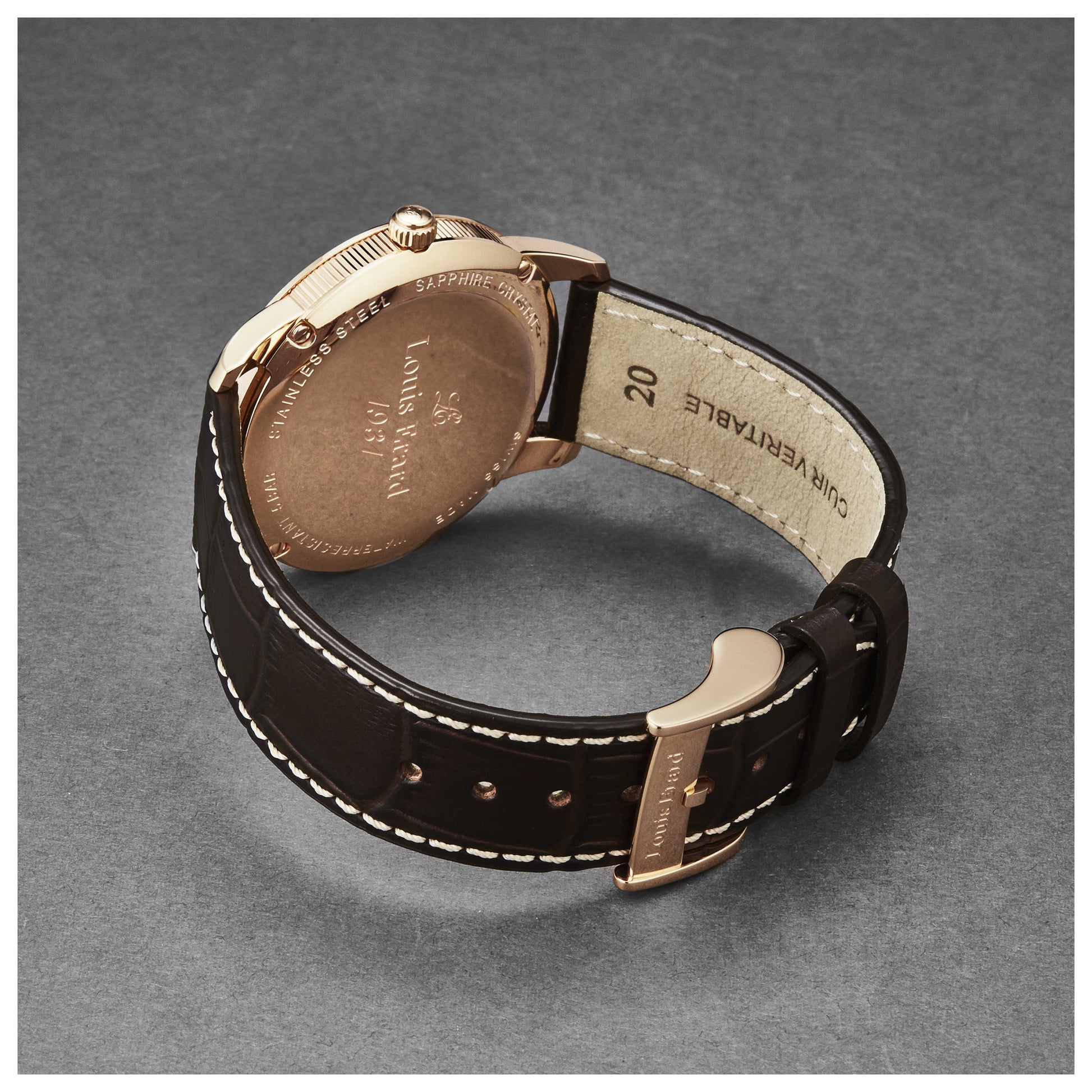 Louis Erard Heritage Men's Quartz Watch 15920PR31BRP101 - Image #3