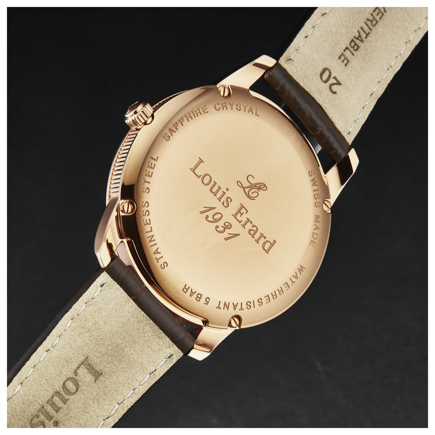 Louis Erard Heritage Men's Quartz Watch 15920PR31BRP101 - Image #5