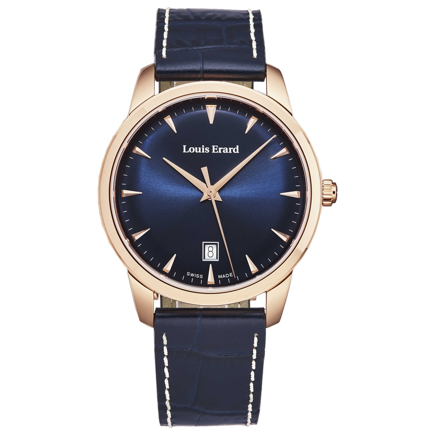 Front view of Louis Erard Heritage Men's Quartz Watch 15920PR35BRP102