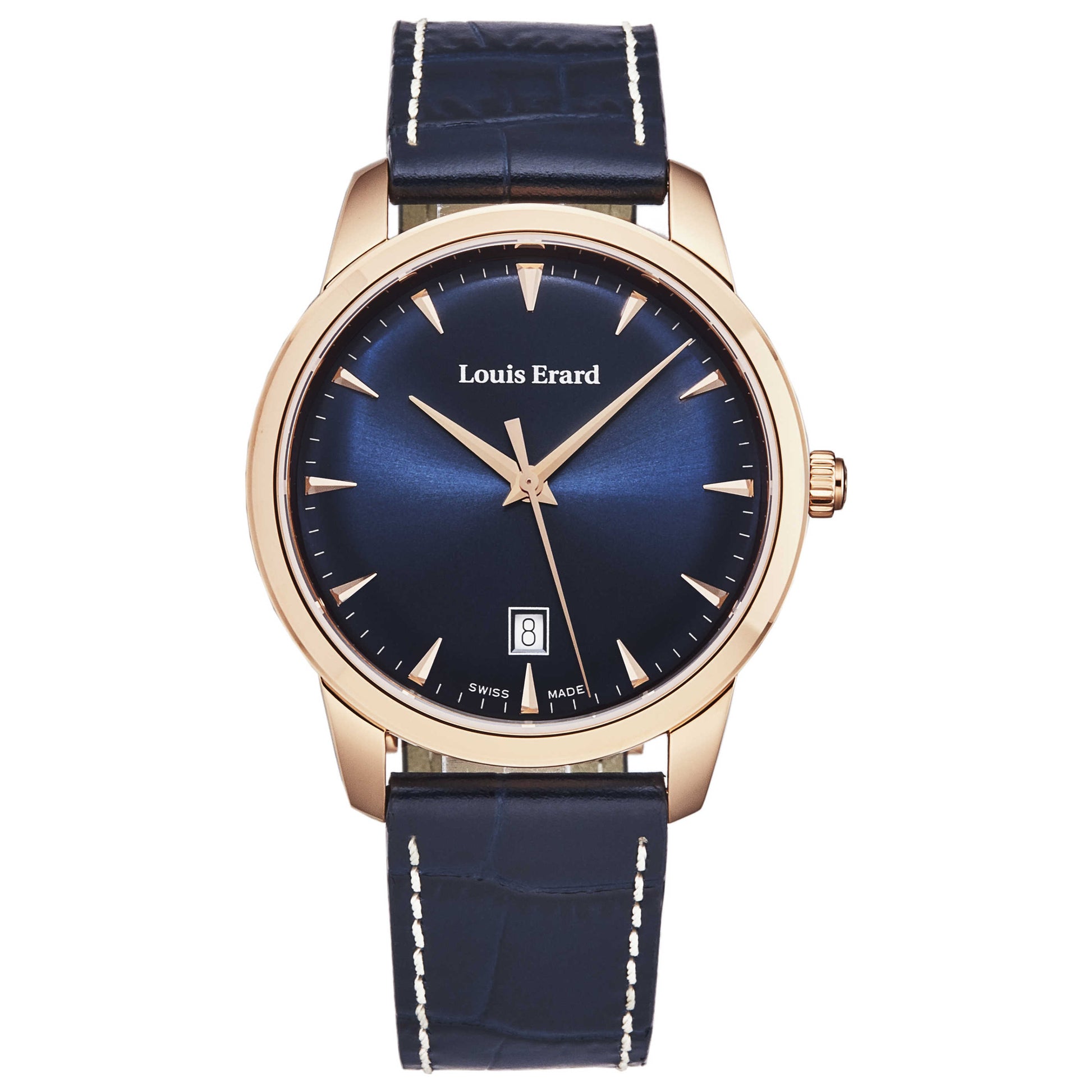 Front view of Louis Erard Heritage Men's Quartz Watch 15920PR35BRP102