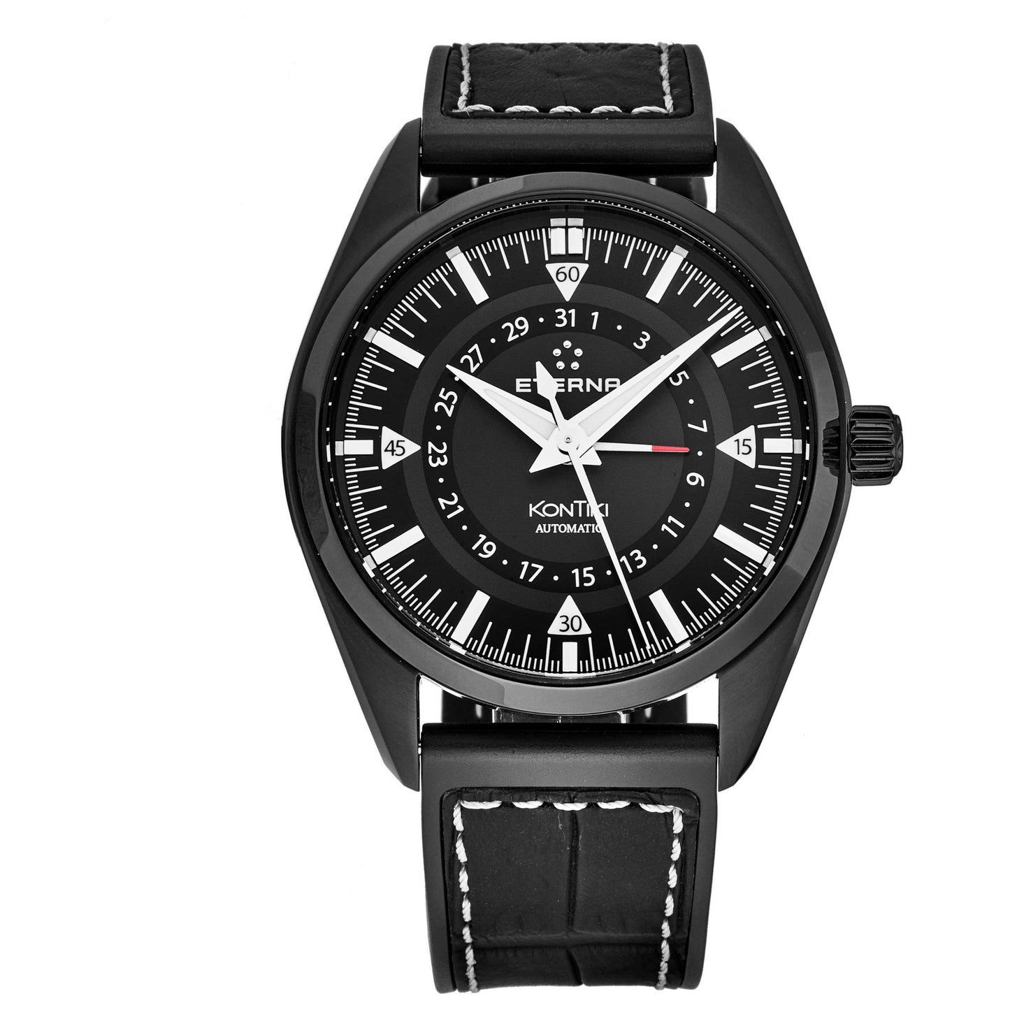 Front view of Eterna KonTiki Men's Automatic Watch 1598.43.41.1306