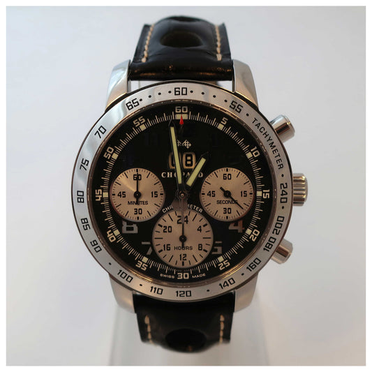 Front view of Chopard Mille Miglia Men's Automatic Watch 16-8934-BLK-SDV