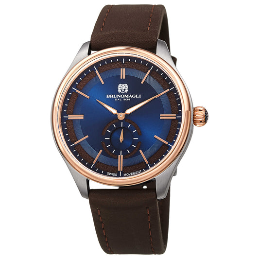 Front view of Bruno Magli Luca Men's Quartz Watch 16.191122.SER