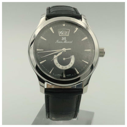 Front view of Jean Marcel Grande Guichet Men's Automatic Watch 160-197-32-PO