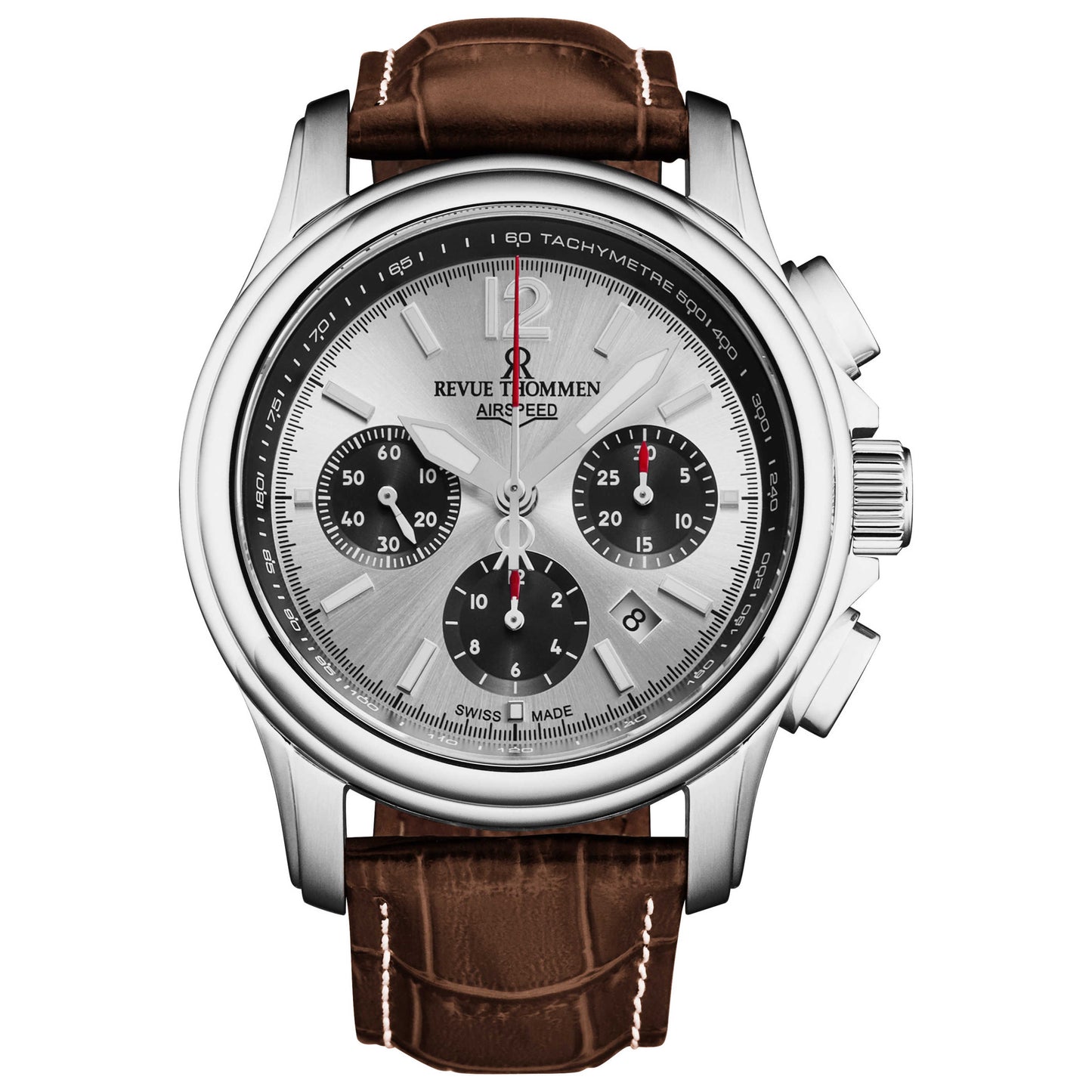 Front view of Revue Thommen Air Speed Men's Automatic Watch 16041.6332