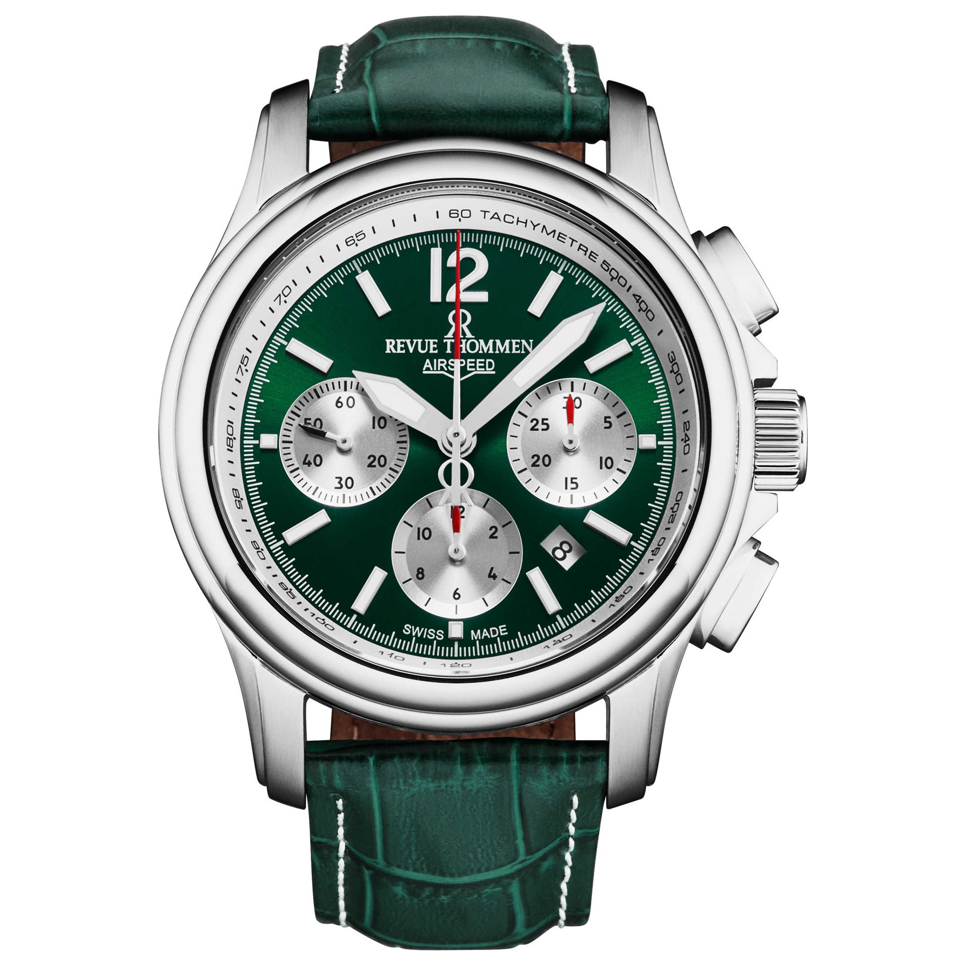 Front view of Revue Thommen Air Speed Men's Automatic Watch 16041.6334