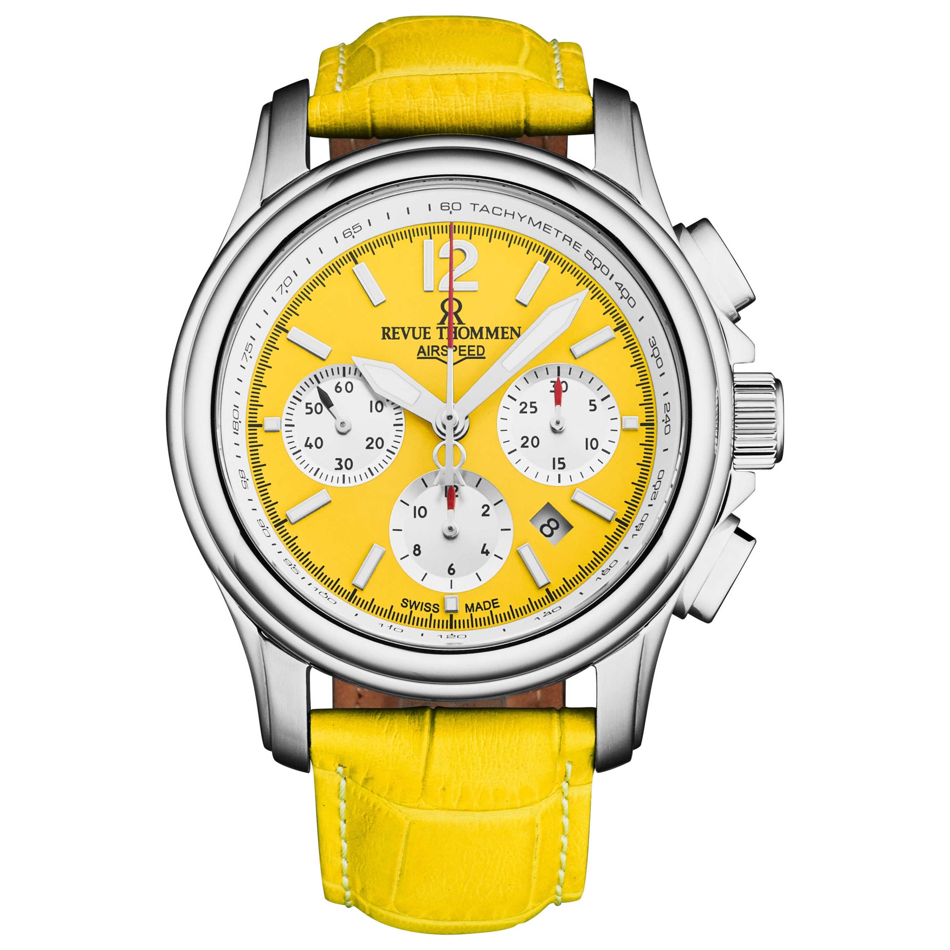 Front view of Revue Thommen Air Speed Men's Automatic Watch 16041.6338