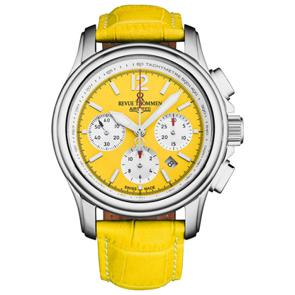 Front view of Revue Thommen Air Speed Men's Automatic Watch 16041.6338