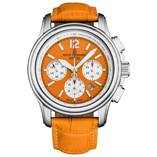 Front view of Revue Thommen Air Speed Men's Automatic Watch 16041.6339