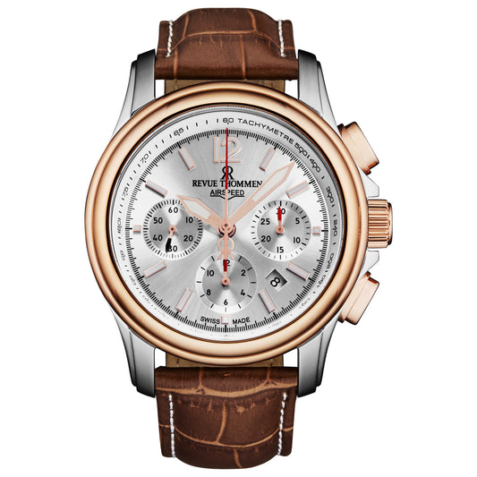 Front view of Revue Thommen Air Speed Men's Automatic Watch 16041.6352