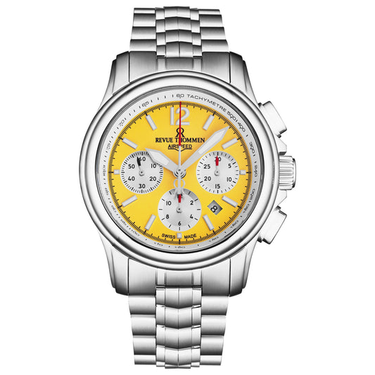 Front view of Revue Thommen Air Speed Men's Automatic Watch 16041.6438