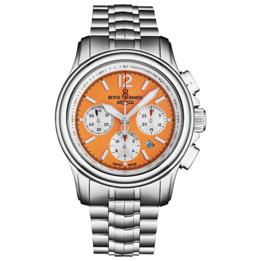 Front view of Revue Thommen Air Speed Men's Automatic Watch 16041.6439