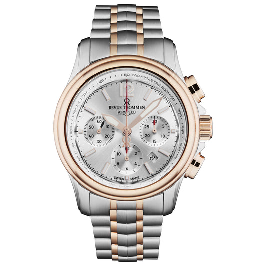 Front view of Revue Thommen Air Speed Men's Automatic Watch 16041.6452