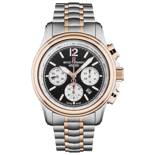 Front view of Revue Thommen Air Speed Men's Automatic Watch 16041.6457
