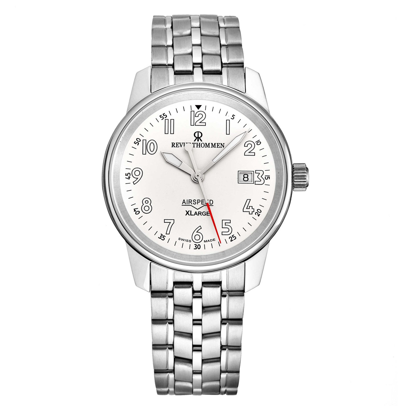 Front view of Revue Thommen Airspeed Men's Automatic Watch 16052.2132