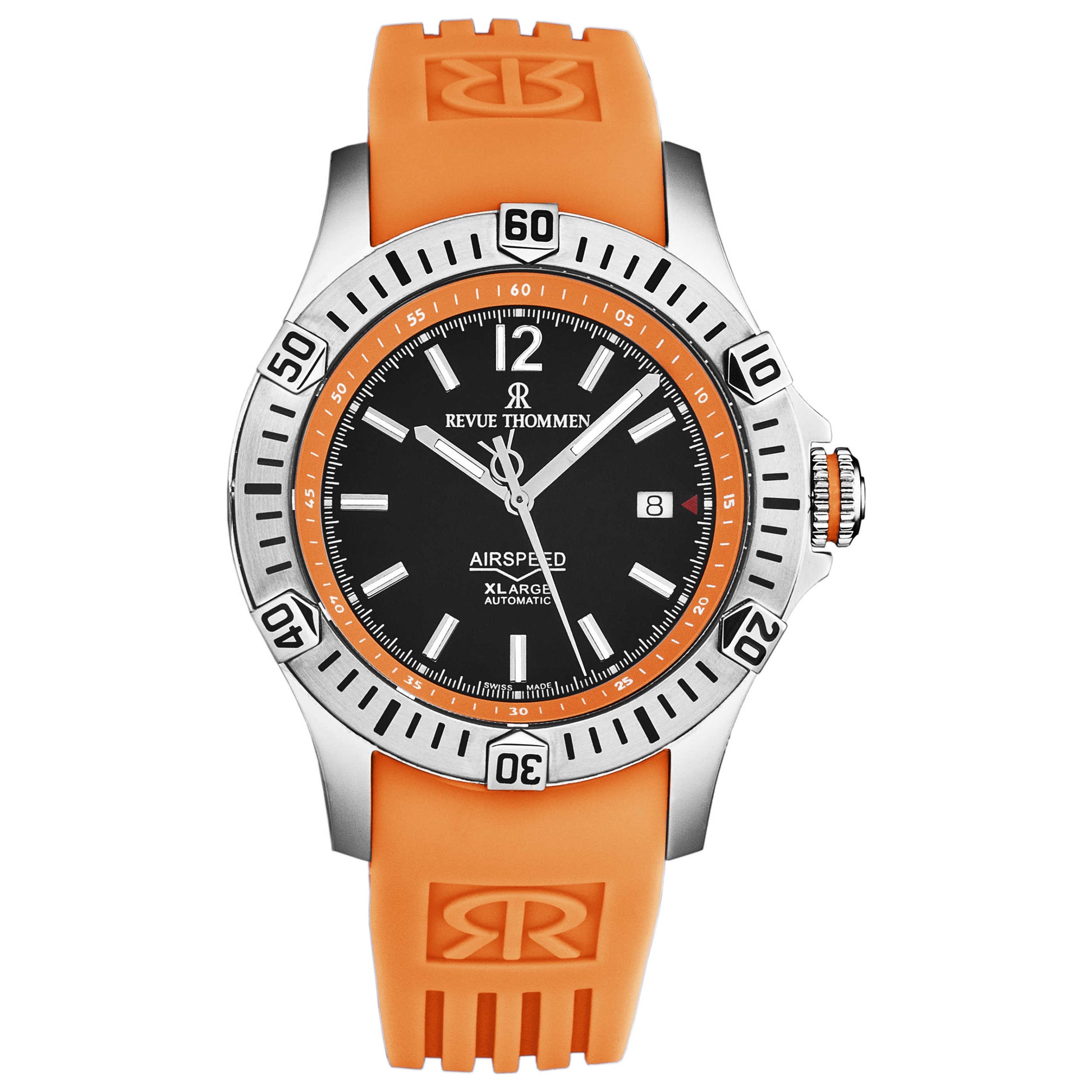 Front view of Revue Thommen Air Speed Men's Automatic Watch 16070.4639