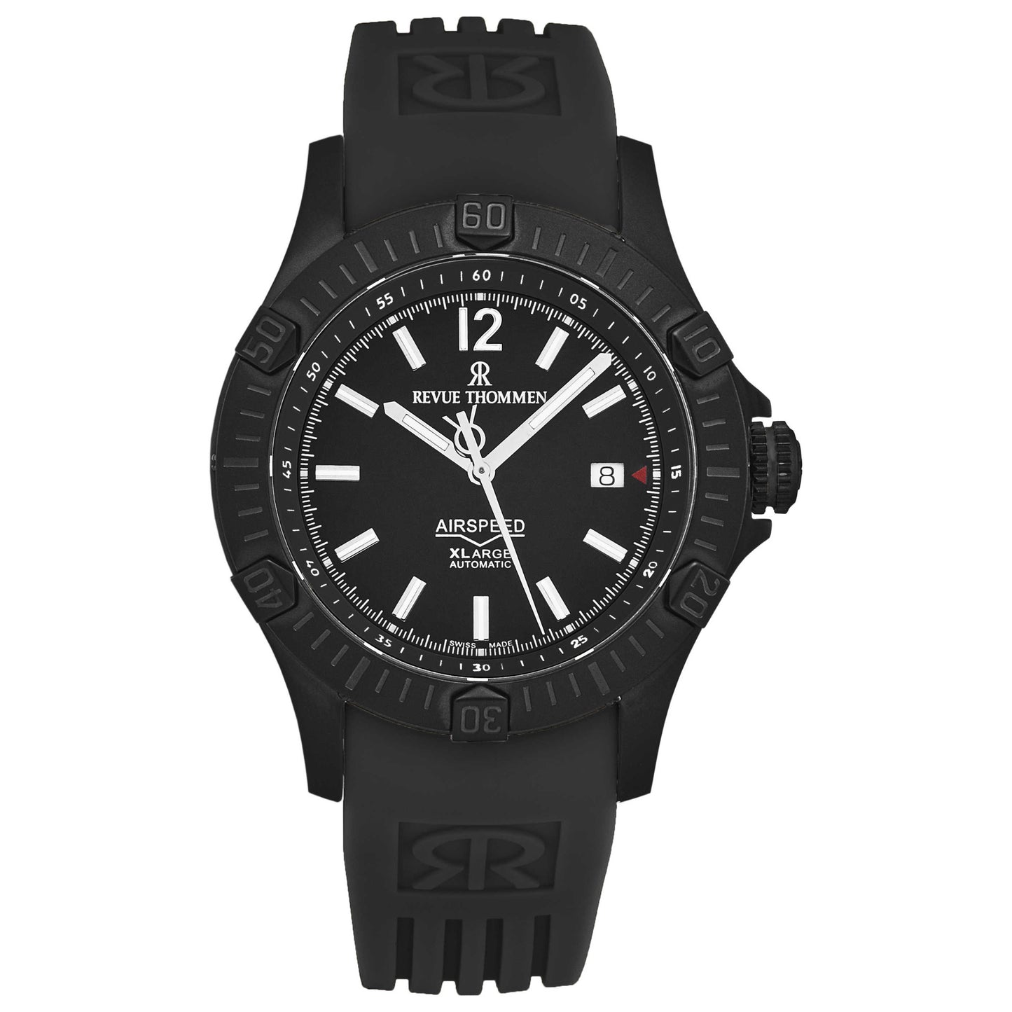 Front view of Revue Thommen Air Speed Men's Automatic Watch 16070.4677