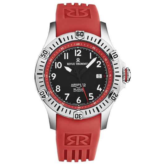 Front view of Revue Thommen Air Speed Men's Automatic Watch 16070.4736