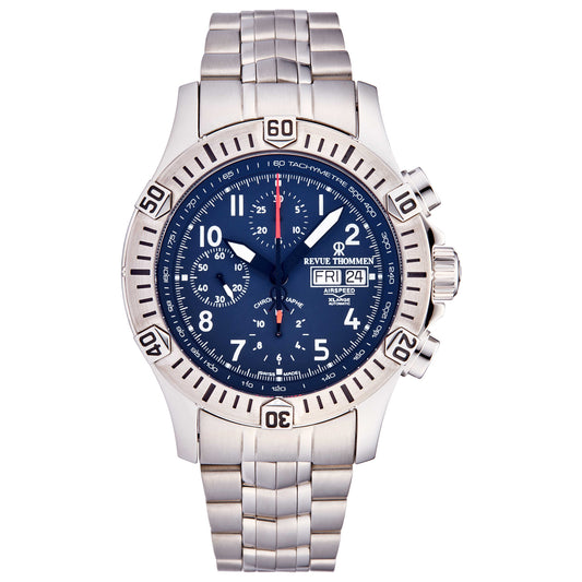 Front view of Revue Thommen Airspeed Men's Automatic Watch 16071.6125