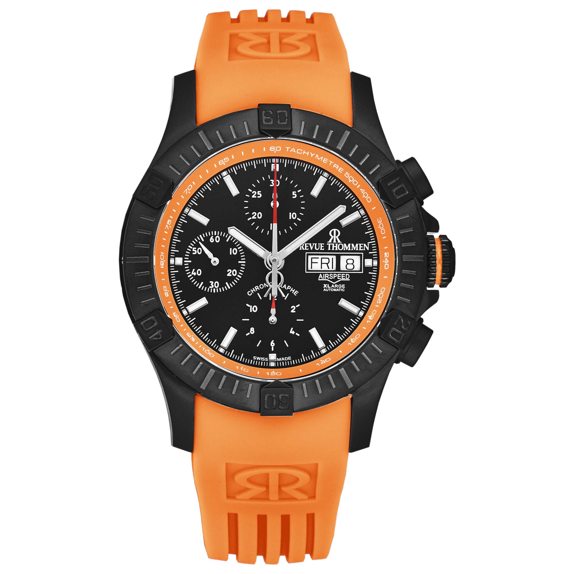 Front view of Revue Thommen Air Speed Men's Automatic Watch 16071.6679