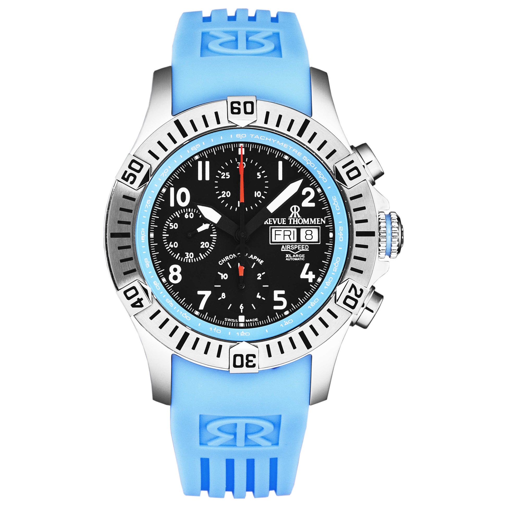 Front view of Revue Thommen Air Speed Men's Automatic Watch 16071.6735