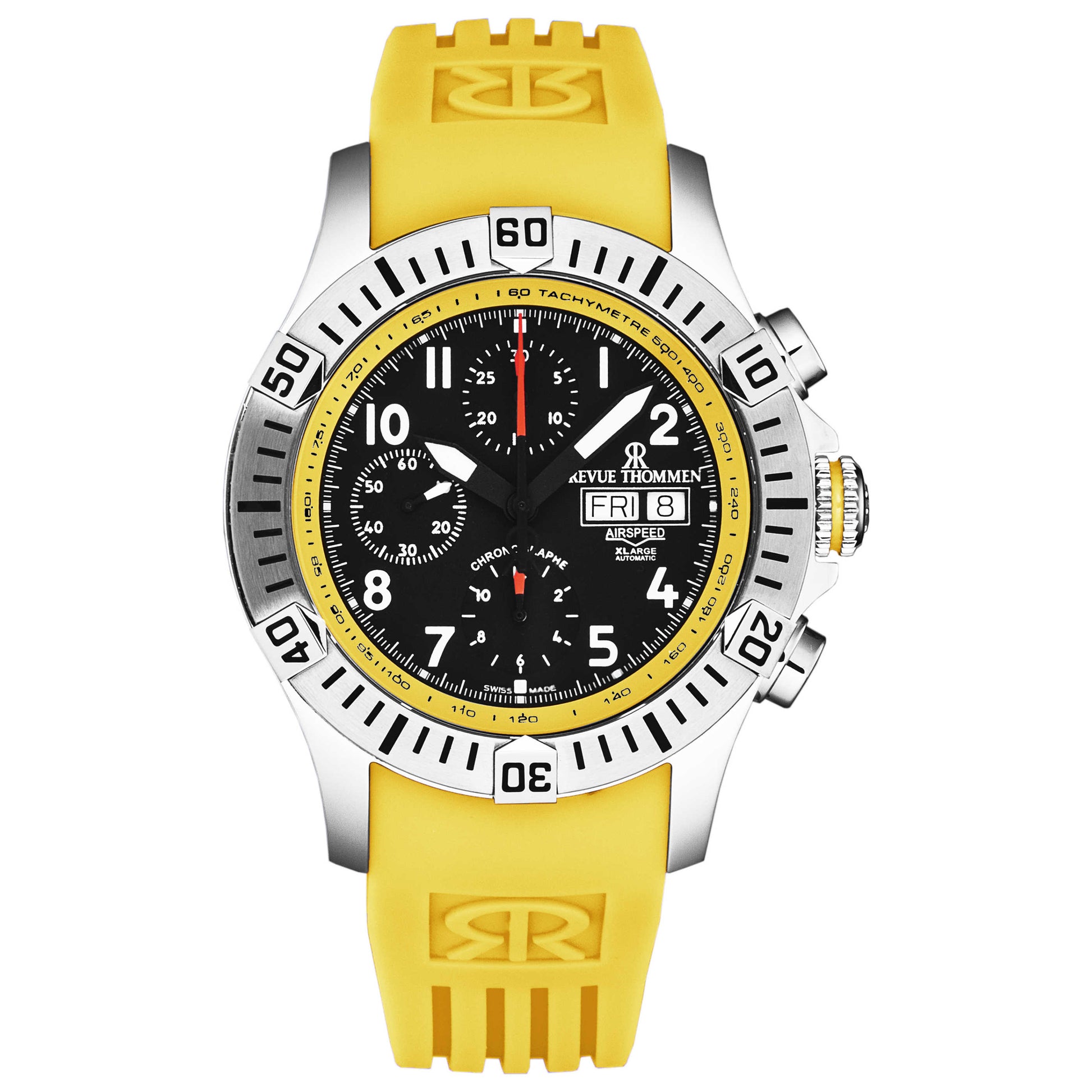 Front view of Revue Thommen Air Speed Men's Automatic Watch 16071.6738