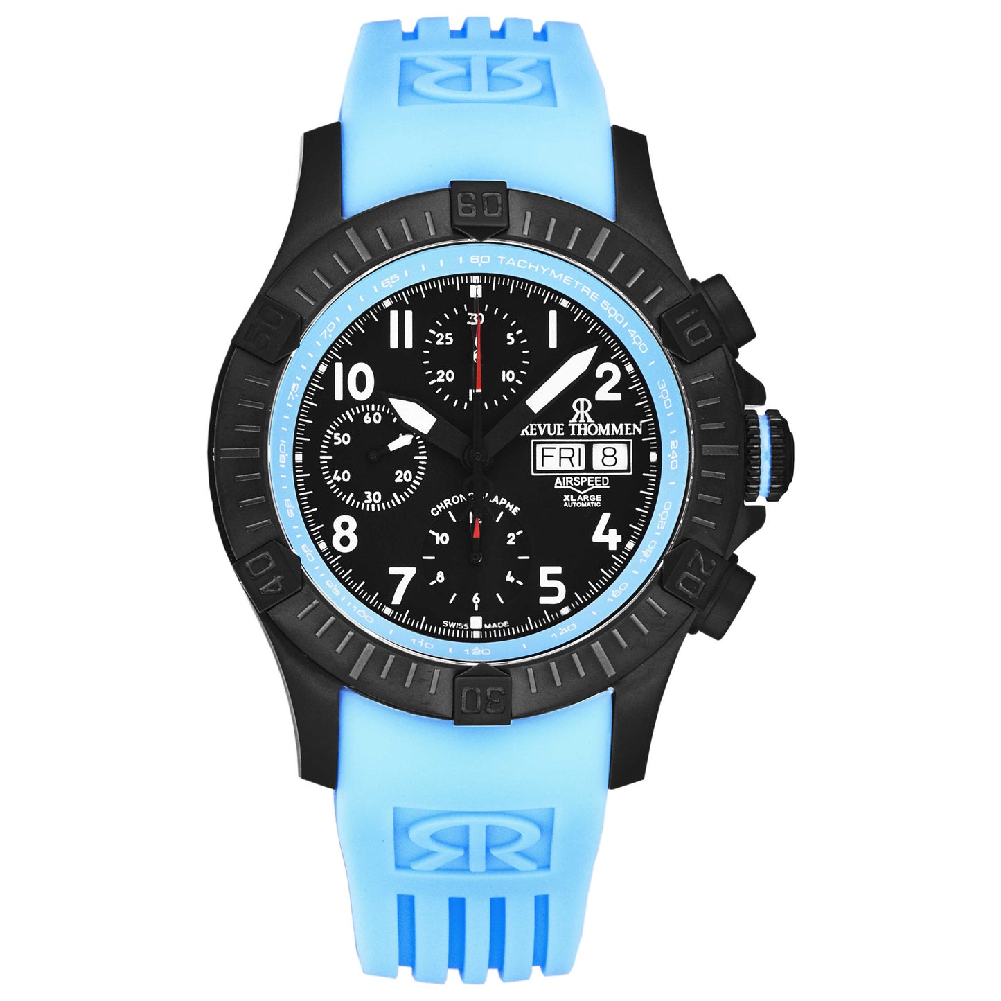 Front view of Revue Thommen Air Speed Men's Automatic Watch 16071.6775