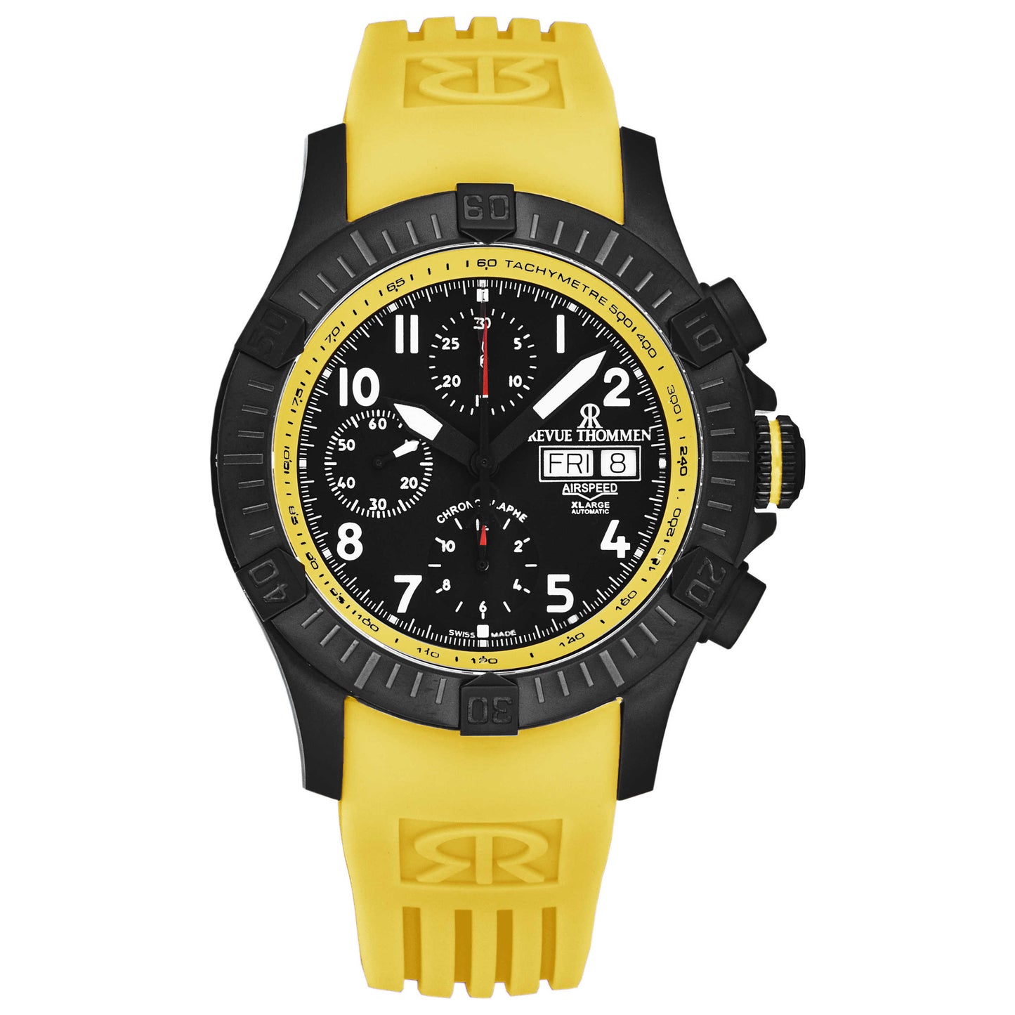 Front view of Revue Thommen Air Speed Men's Automatic Watch 16071.6778