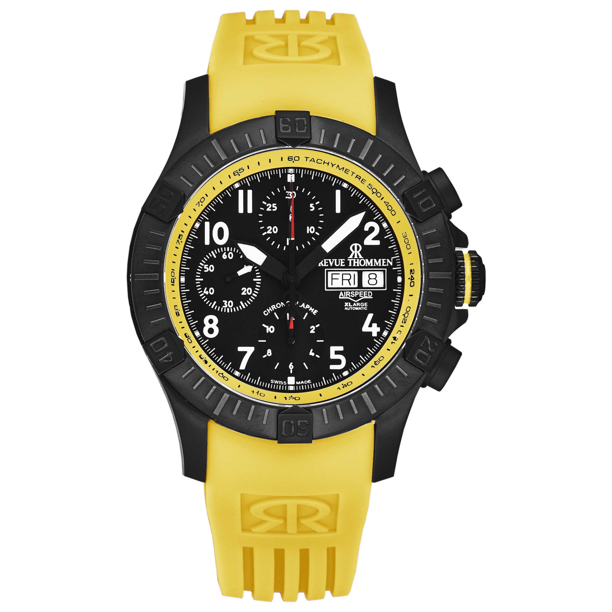 Front view of Revue Thommen Air Speed Men's Automatic Watch 16071.6778