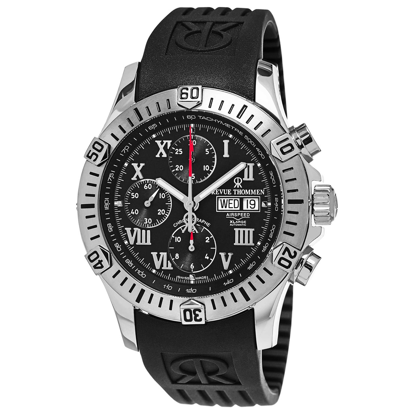 Front view of Revue Thommen Airspeed Men's Automatic Watch 16071.6837