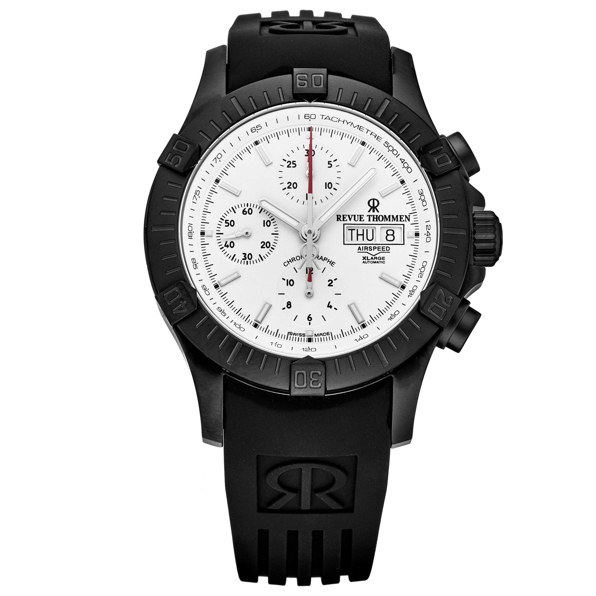 Front view of Revue Thommen Airspeed Men's Automatic Watch 16071.6878