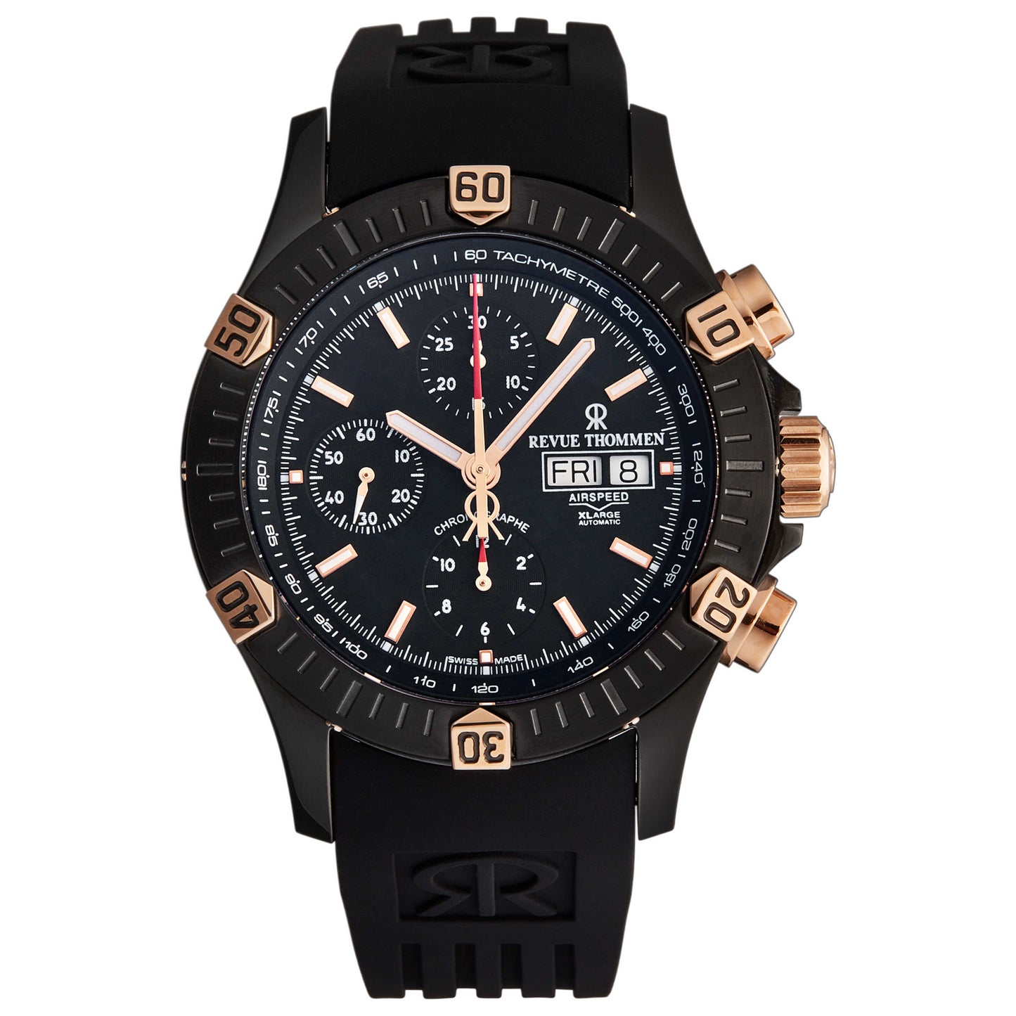 Front view of Revue Thommen Airspeed Men's Automatic Watch 16071.6887